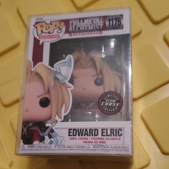 Funko Other - Fullmetal Alchemist Edward Elric #1176 Glow Chase Limited Edition Funko Pop